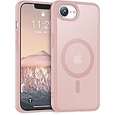 Temdan for iPhone 16e Case, Compatible with Magsafe, Anti-Yellowing, Military-Grade Protection, Shockproof Slim Magnetic Phone Case Cover, Light Pink