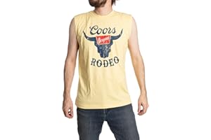 Calhoun Men's Coors Original Rodeo Sleeveless Cotton T-Shirt