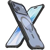 Smartish® iPhone 17 Pro Max MagSafe Case - Gripzilla Protective Magnetic Case for Men [Rugged + Tough] Military Grade Heavy Duty Grip Armor - Drop Tested for Apple iPhone 17 Pro Max - Clearly Black