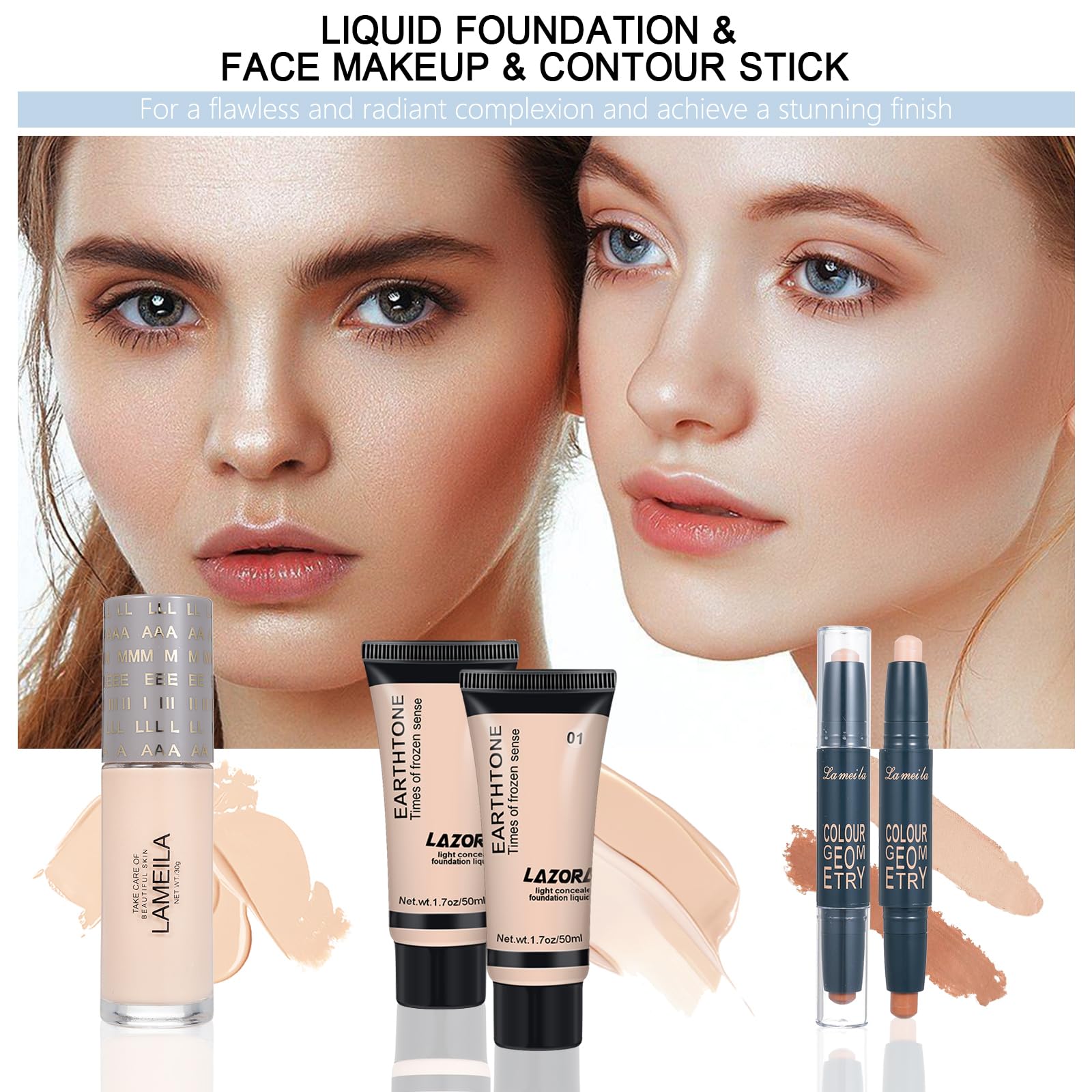 Makeup Kit for Teen Girls Makeup Sets for Girls 10-12 Essential Bundle Include 20 Color Eyeshadow Palette Makeup Kit for Teenagers