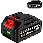 ALLEN ADMONDS 4.0Ah Replacement Lithium Battery for 21V Makita Battery Power Tools, Impact Wrench, Pruning Shears, Leaf Blower, etc
