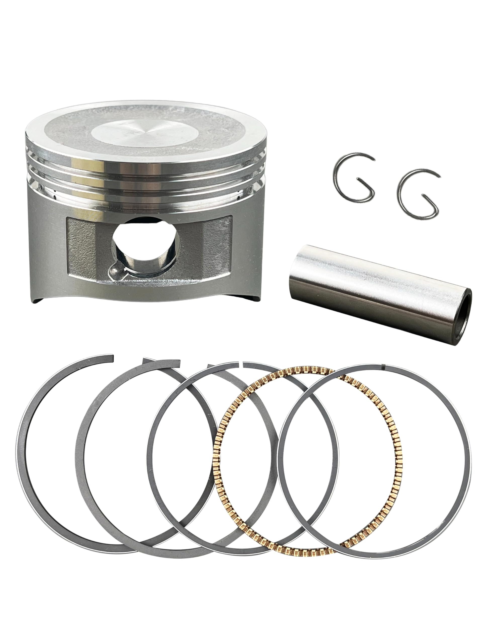 Photo 1 of YAMAKATO 68mm Piston Kit 0.570 for Honda 196cc GX200 Coleman Ct200u Bt200x With Piston Rings and Wrist Pin Set 68mm 2.678" 6.5HP 5.8hp 4.3 KW 3600 rpm