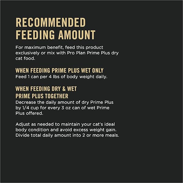 PURINA PRO PLAN GRAIN FREE SENIOR WET CAT FOOD PATE, SENIOR ADULT 7+ PRIME PLUS CHICKEN ENTREE – (PACK OF 24) 3 OZ. PULL-TOP CANS