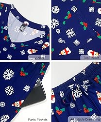 RUBZOOF Christmas Pajamas for Women Shorts Set
