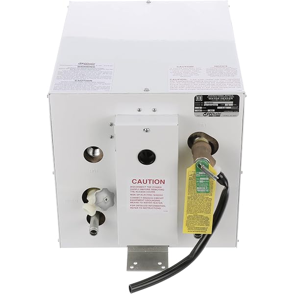 Amazon.com: Whale F700 Water Heater, 6 Gal, 120V, 100 PSI, Horizontal  Mount, Double-Wall Front Heat Exchanger, Stainless Steel Exterior : Tools u0026  Home Improvement