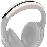 WC BandZ XM3 / XM4 - Silicone Headband Cover for Sony WH1000XM3 & WH1000XM4 Headphones by Wicked Cushions | Enhanced Comfort, Style, & Sweat Protection | Exclusively for Sony XM3 / XM4 | Beige