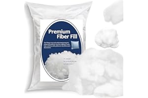 Bupete 2lb Pillow Stuffing, Pillow Filler, Stuffing for Pillows for Stuffed Animal Crafts, Polyfill, Fiberfill Stuffing, Polyester Fiberfill Stuffing, Cushions Stuffing
