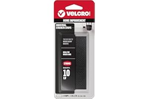 VELCRO Brand - Industrial Strength | Indoor & Outdoor Use | Superior Holding Power on Smooth Surfaces | Size 4in x 2in | Stri