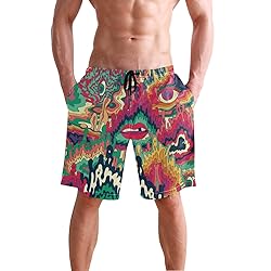 Aluy's boutique Men's Summer Cool Swim Trunks Quick