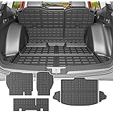 powoq Fuel Cargo Mat Compatible with 2023 2024 2025 2026 Honda CRV Trunk Mat TPE Trunk Liner Backrest Cargo Liner Replacement for 2023 2024 2025 2026 Honda CRV Accessories (Fit Fuel Lower Deck)