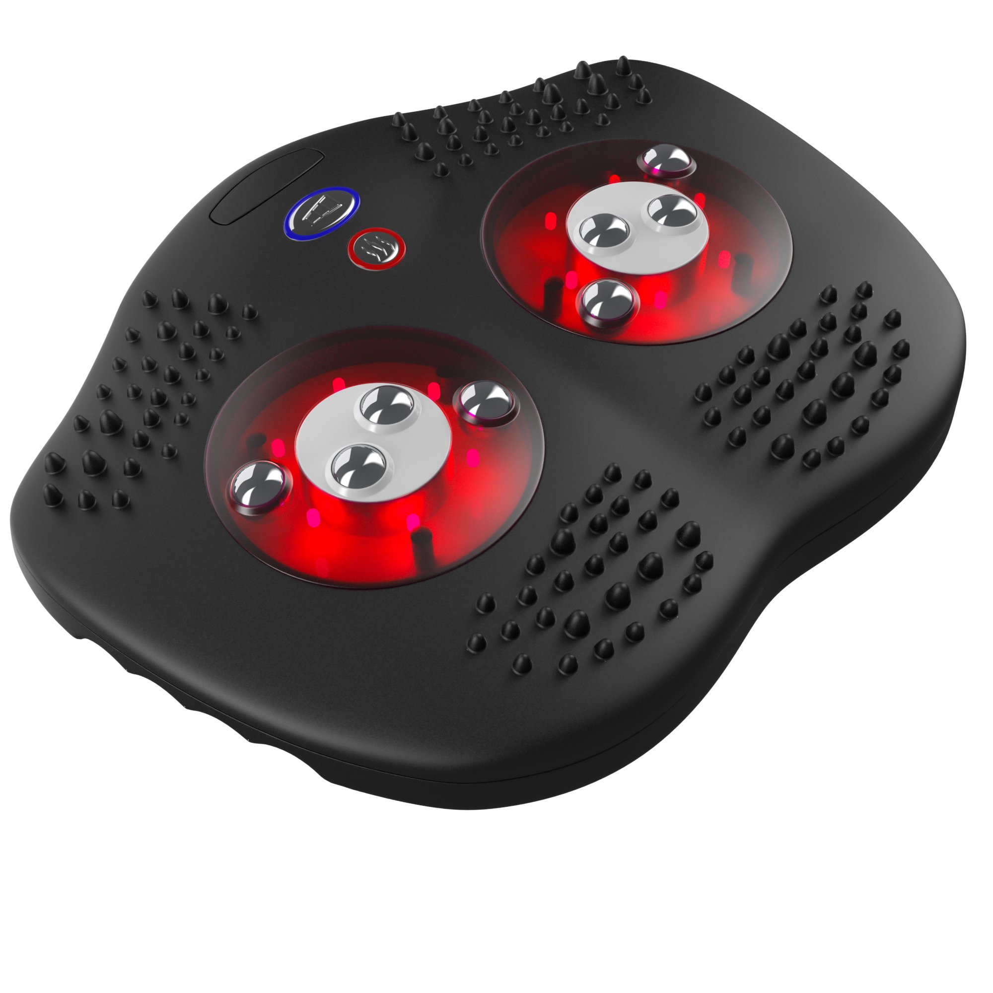 Gideon Shiatsu Foot Massager with Infrared Heat 8 Shiatsu Nodes with Special Reflexology Acupuncture Points for Heals and Toes - Helps Soothe and Relax Tired and Achy Feet
