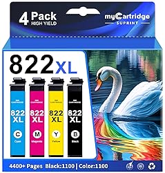 822XL Ink Cartridges Combo Pack Remanufactured