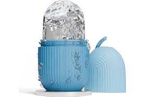 ROSELYNBOUTIQUE Ice Roller for Face Massager Self Care Gifts for Men Women Facial Skincare Tools (Blue)