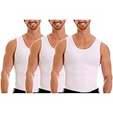 Insta Slim ISPRO Slimming Muscle Tank Top Shapewear Compression Shirt for Men (Made in The USA)