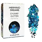 Mermaid Dreams Chunky Glitter ✮ COSMETIC GLITTER KARIZMA ✮ Festival Beauty Makeup Face Body Hair Nails