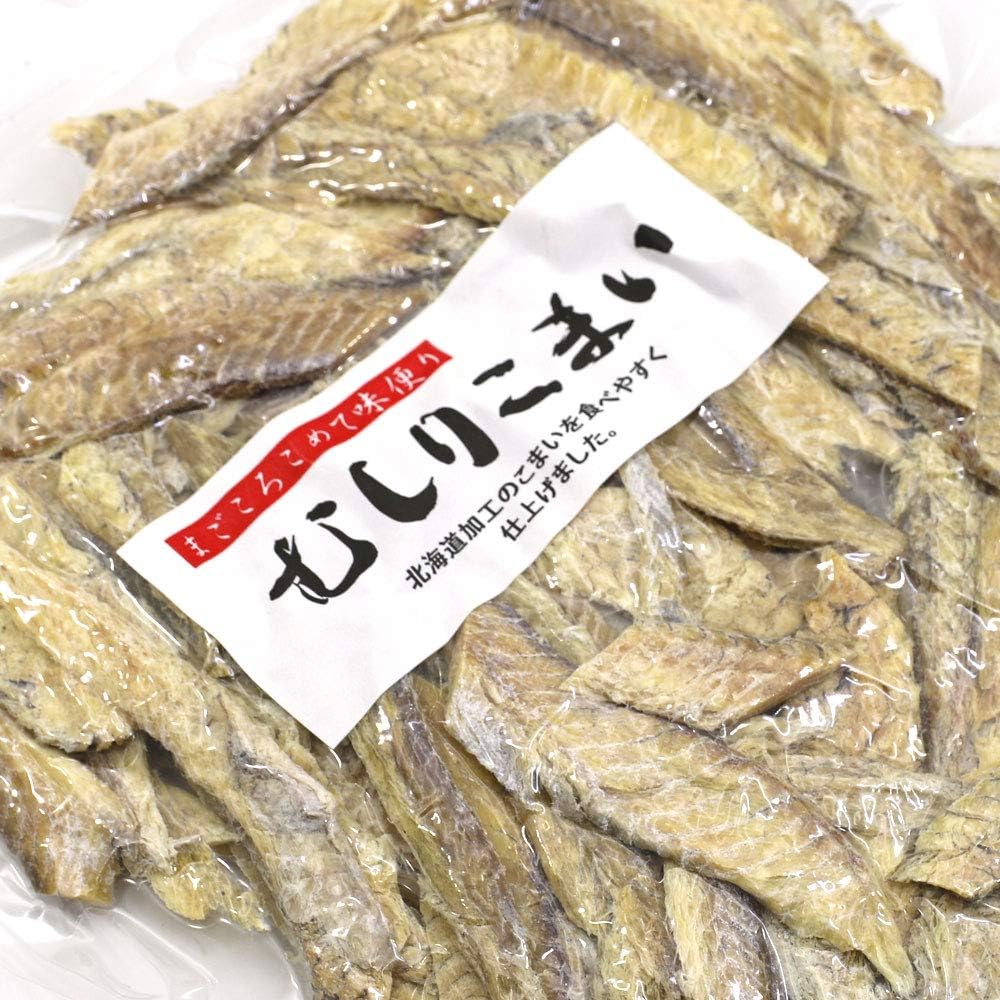 Amazon 氷下魚 干物 珍味 皮むき むきこまい 300g むしりこまい 業務用 チャック袋入 氷下魚 珍味 カンカイ かんかい 函館えさん昆布の会 さいとう 乾物 通販