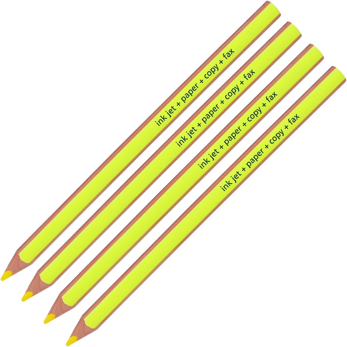 Staedtler Textsurfer Dry Highlighter Pencil 128 64 Drawing for Writing Sketching Inkjet,paper,copy,fax(pack of 4) (Yellow 4 Pencils)