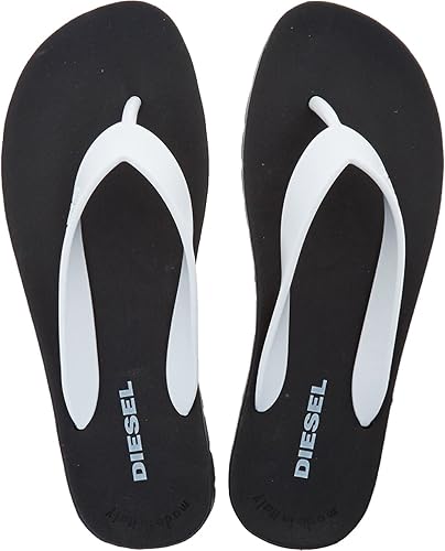 diesel splish flip flops black
