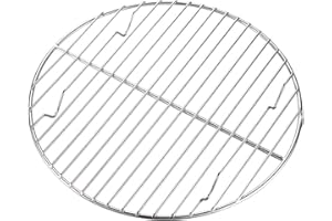 CAMPINGMOON Round Cooling Rack Roasting Rack for Baking Stainless Steel W24 Diameter φ9.5inch/φ24cm