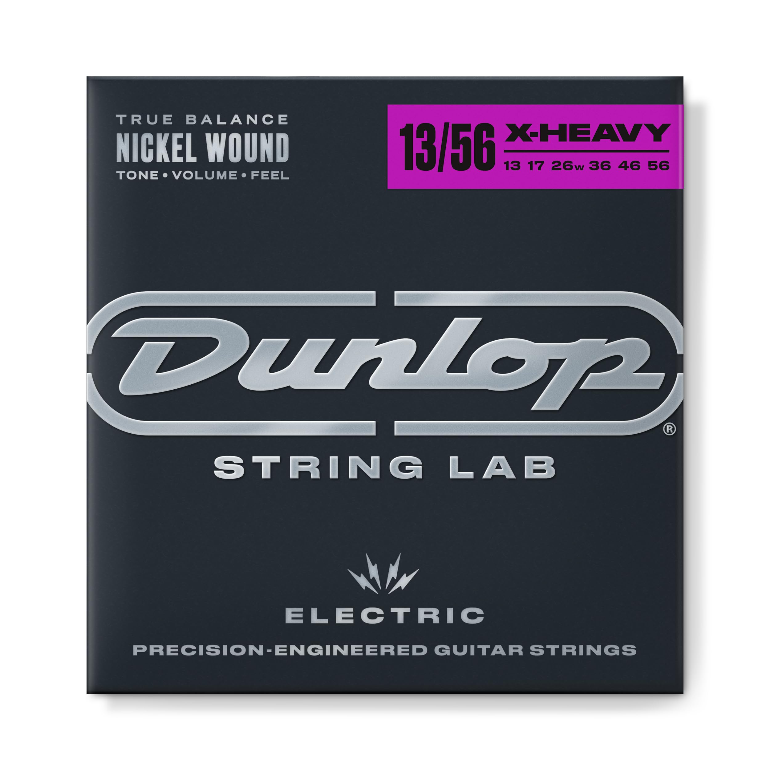 Dunlop DEN1356 Extra Heavy 13-56 Nickel Electric Guitar Strings