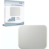 Areza Medical - Foam Wound Dressing - Polyurethane - Sterile - 5" x 4" (12.5 cm x 10 cm) - 5 PCS