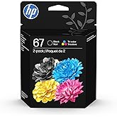 Original HP cInk Cartridges (2-Pack) | Works with HP DeskJet 1255, 2700, 4100 Series, HP Envy 6000, 6400 Series | Eligible fo