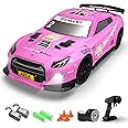 RACENT RC Drift Car - 1:14 Scale 4WD 15MPH Fasr Remote Control Toy for Boys Kids Adults with Drifting & Racing Tires, 2 Rechargeable Batteries (Pink)