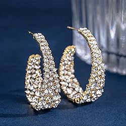 CEJUG Hoop Earrings for Women Bohemian Dangle Drop