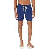 Amazon Essentials Men's Swim Trunks with Mesh Lining, Pockets, Drawstring Closure