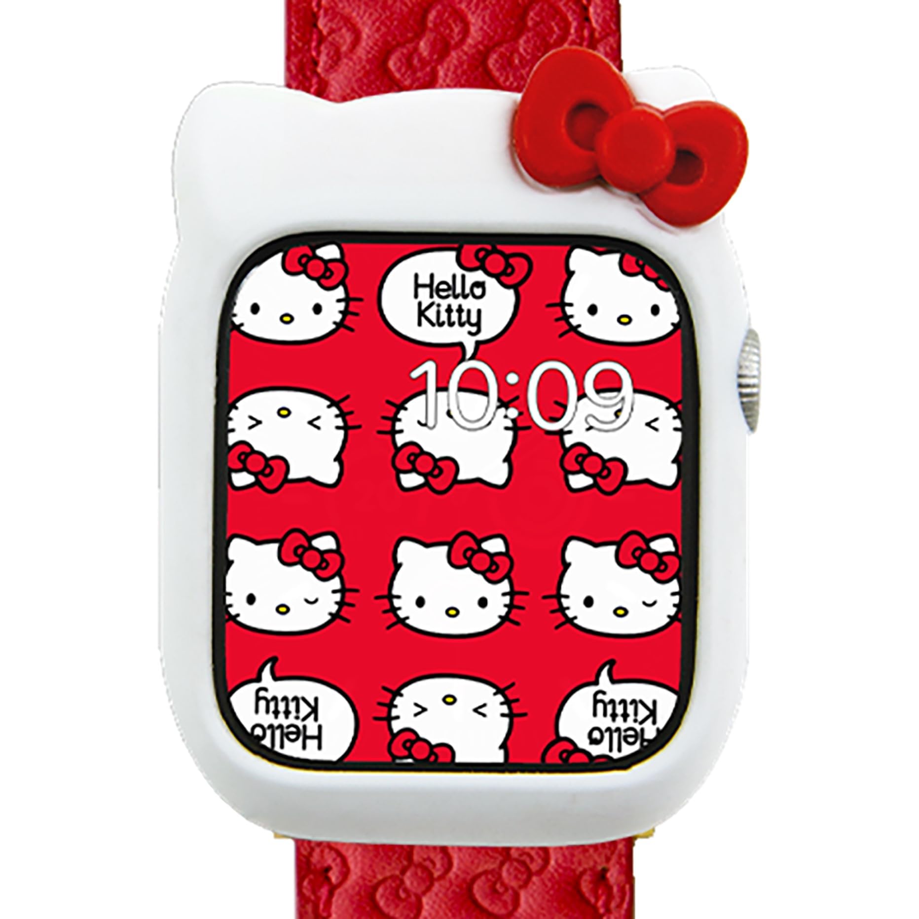 Sonix x Sanrio Apple Watch Cover | Bumper Case for Apple Watch | Protective Silicone Cover | Fits 38mm/40mm/41mm | Hello Kitty - White