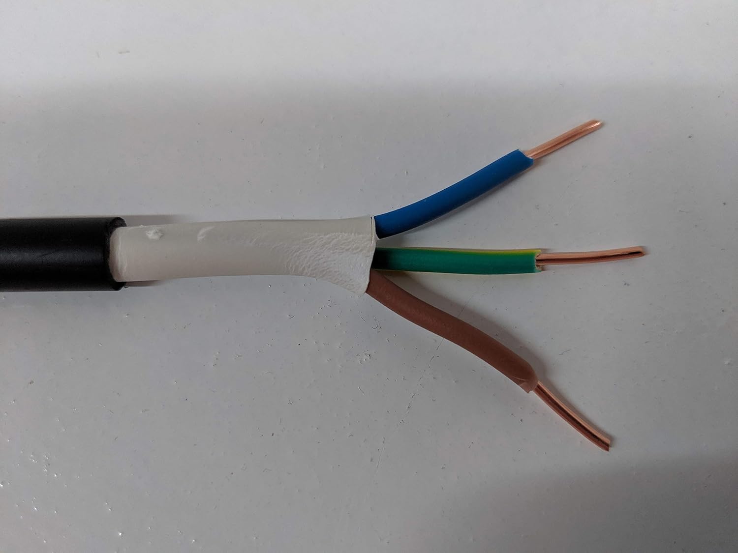 All Lengths 1.5mm PVC Outdoor Hi Tuff Cable NYYJ 3 Core Pond Lighting Wire Outside Power (100m All Lengths 1.5mm PVC Outdoor Hi Tuff Cable NYYJ 3 Core Pond Lighting Wire Outside Power (100m
