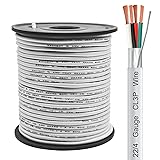 22/4 Shielded Wire 100FT CL3P Jacket Pure Copper