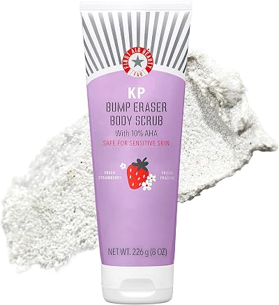 First Aid Beauty KP Bump Eraser Body Scrub 10% AHA 226g Strawberry
