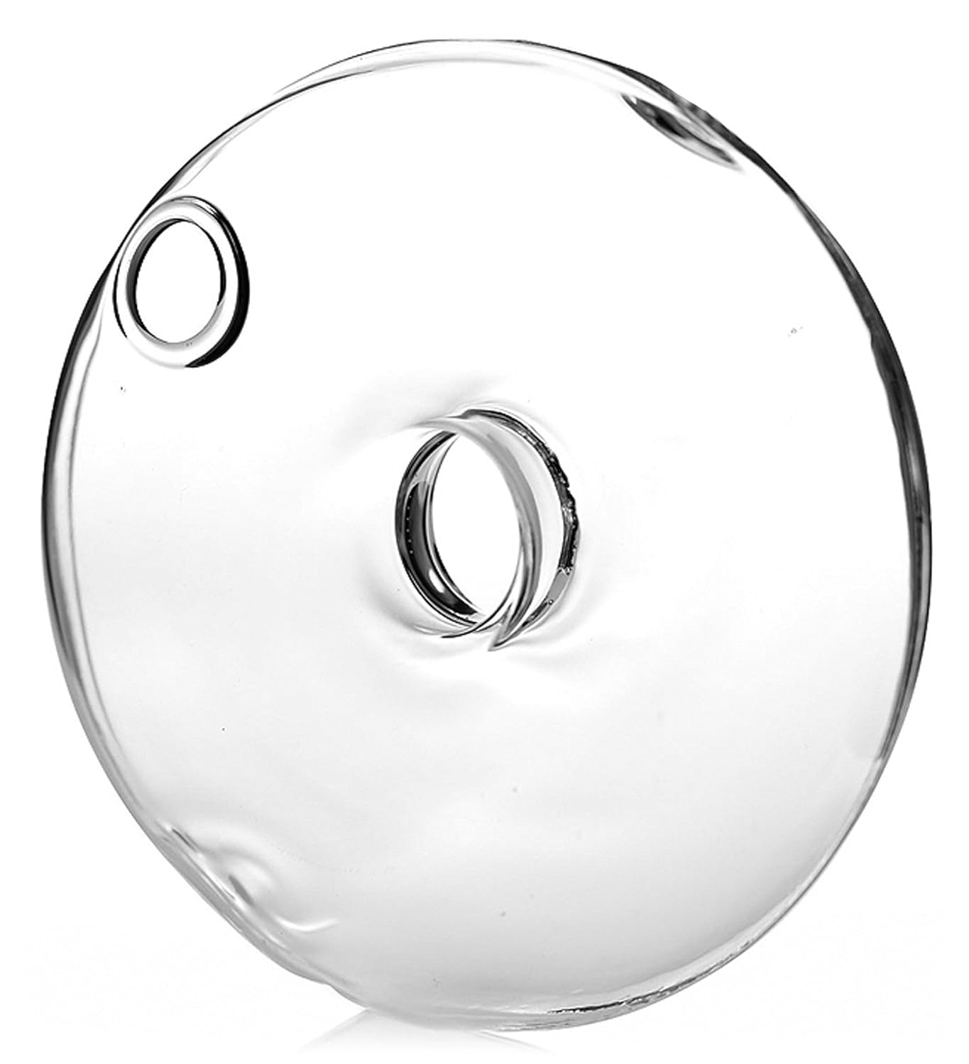 Floating Clear Glass 'Donut' Bud Vases Box of 3 Amazon.co.uk