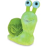 DolliBu Green Snail Plush - Super Soft Slug Stuffed Animal Snail, Cute Realistic Stuffed Animal Toy for Boys and Girls, Adorable Plush Slug Toy Gift for Baby, Kids, and Adults - 7 Inches