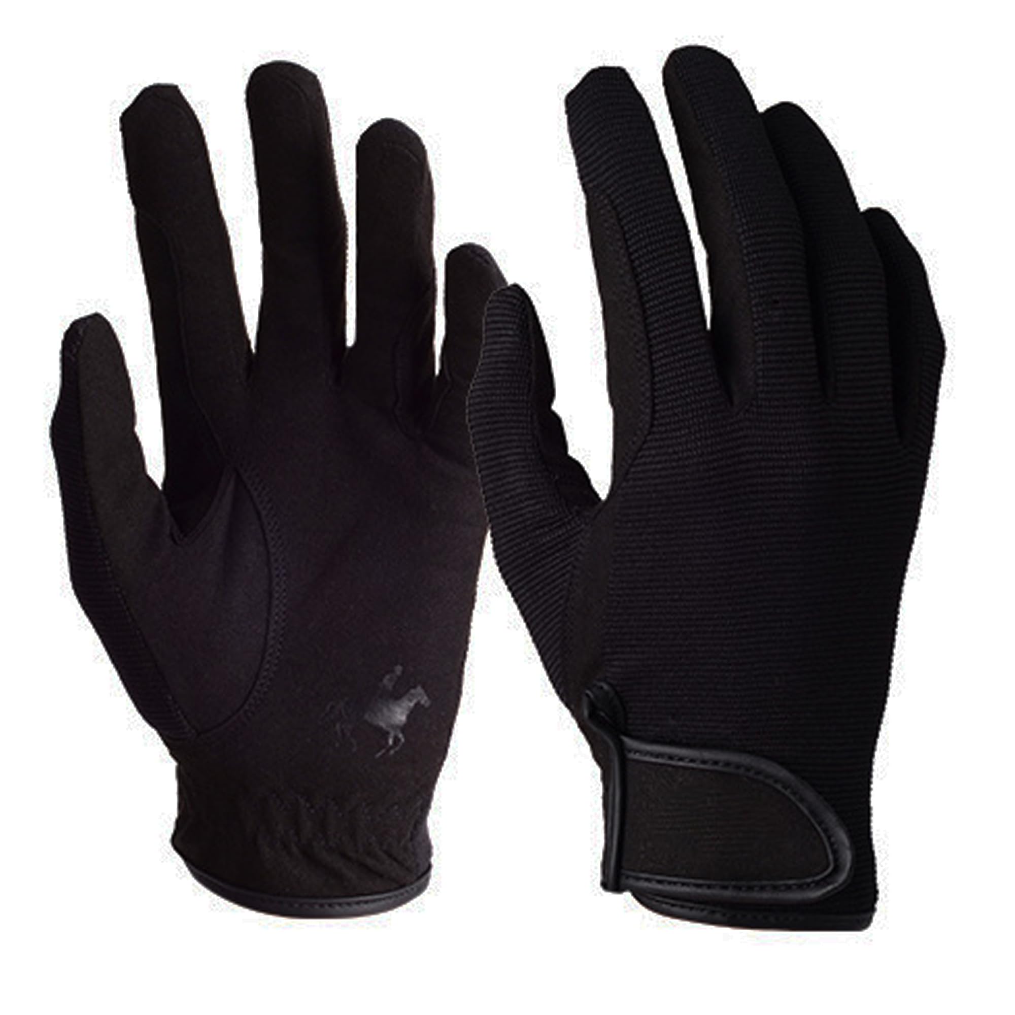 WDEC Horse Riding Gloves for Equestrian Ridng Professional, Breathable and Soft, Touchscreen Horse Riding Gloves, for Cycling Riding and Outdoor Activities exercise (black, M)