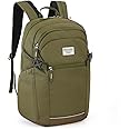 EVER ADVANCED Work Backpack, Travel Laptop Backpack for Women Men with Luggage Sleeve, Fit 15.6Inch Laptop, Water Resistant Bookbag Carry on BagPack, Army Green