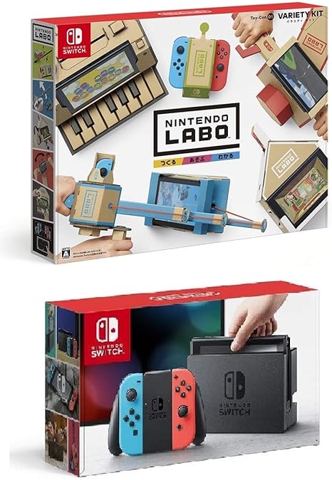 Amazon Nintendo Switch Joy Con L ネオンブルー R ネオンレッド Nintendo Labo ニンテンドー ラボ Toy Con Variety Kit Switch セット ゲームソフト Amazon Nintendo Switch Joy Con L ネオンブルー R ネオンレッド Nintendo Labo ニンテンドー ラボ Toy Con Variety Kit Switch セット ゲームソフト
