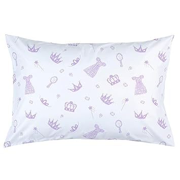 Amazon Com Carousel Designs Pastel Purple Princess Pillow Case
