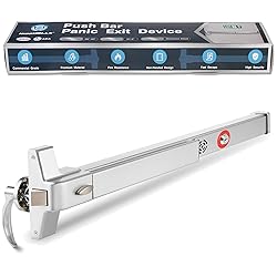 IRONWALLS Push Bar Panic Exit Device with Alarm