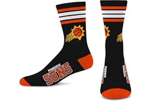 For Bare Feet NBA 4 Stripe Deuce Crew Sock Team Color