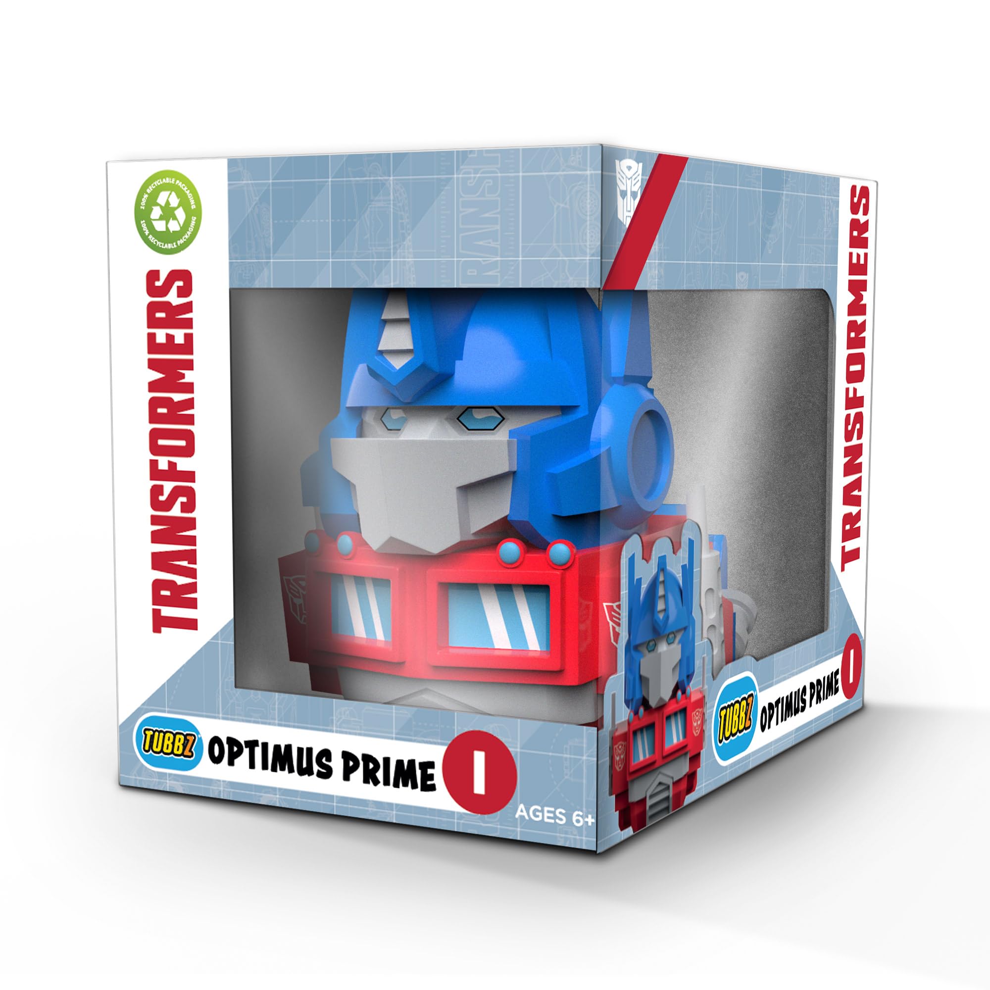 TUBBZ Boxed Edition Optimus Prime Collectible Vinyl Rubber Duck Figure - Official Transformers Merchandise - Sci-Fi Movies, TV & Video Games