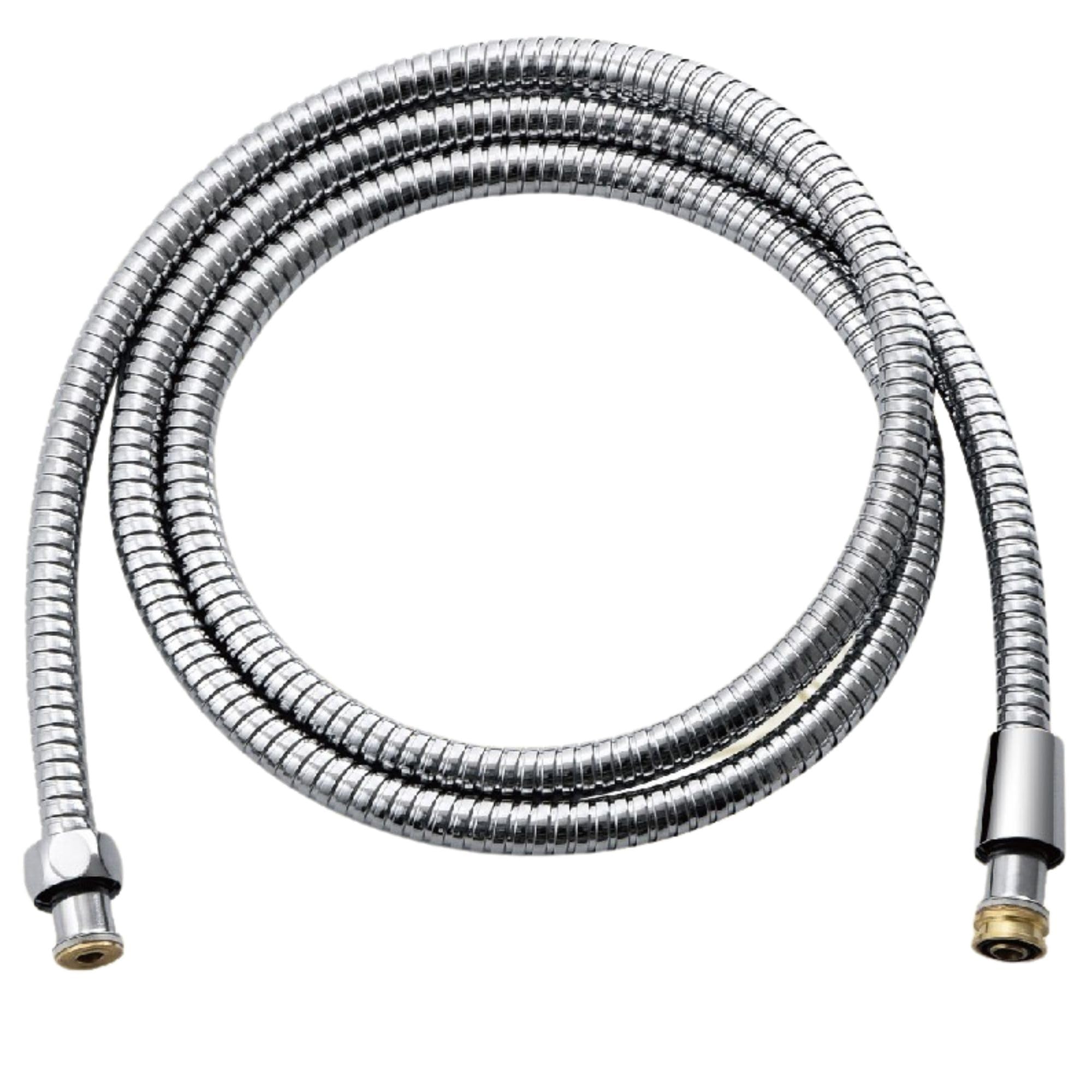 Photo 1 of Purrfectzone Universal 72" Extra Long Shower Replacement Hose, Leak Proof Stainless Steel Shower Hose, Kink-free Anti-twisting design, Chrome