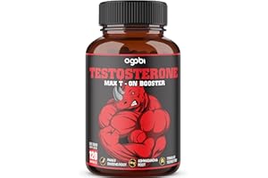 agobi 11in1 Testosterone Supplement for Men from Herbal Extract 14000mg Equivalent - Endurance, Drive, and Body Support 120 Vegan Capsules for 2 Months