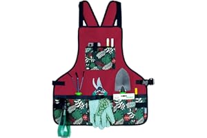 Zopanira Garden Aprons for Women with Pockets - Gardening Apron - Florist Apron - Gifts for Gardeners, Artist, Painting, Art