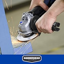 Hammerhead 6-Amp 4-1/2 Inch Angle Grinder with 3