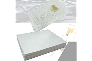 HTJZWG Oil Spill Absorbent Pads | 30-Pack 17"x13.8" Industrial & Marine Spill Mats | Leak & Spill Cleanup Pads for Garage, Marine Bilge, Engine Bay, Workshops | Repels Water