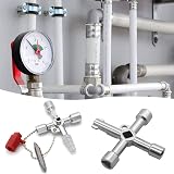WnlahuWA 6 Pieces Multi-functional Utility Keys Control Cabinet Meter Box view 4
