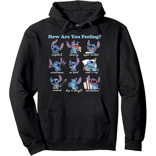 Amazon.com: Lilo & Stitch - Winking Stitch Pullover Hoodie