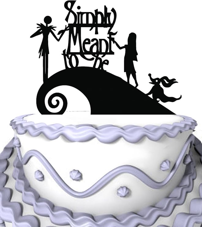 Amazon Com Meijiafei Wedding Cake Topper Jack And Sally Simply